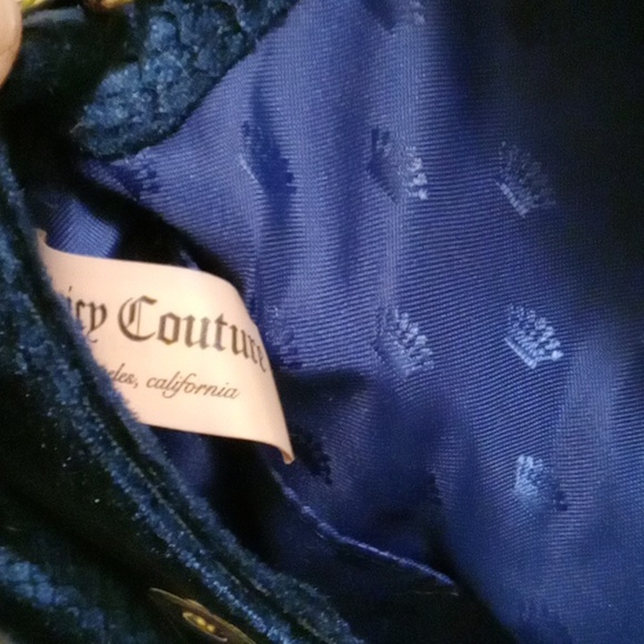 Juicy Couture Velvet Snakeskin Crossbody With Chain Strap - Picture 7 of 7